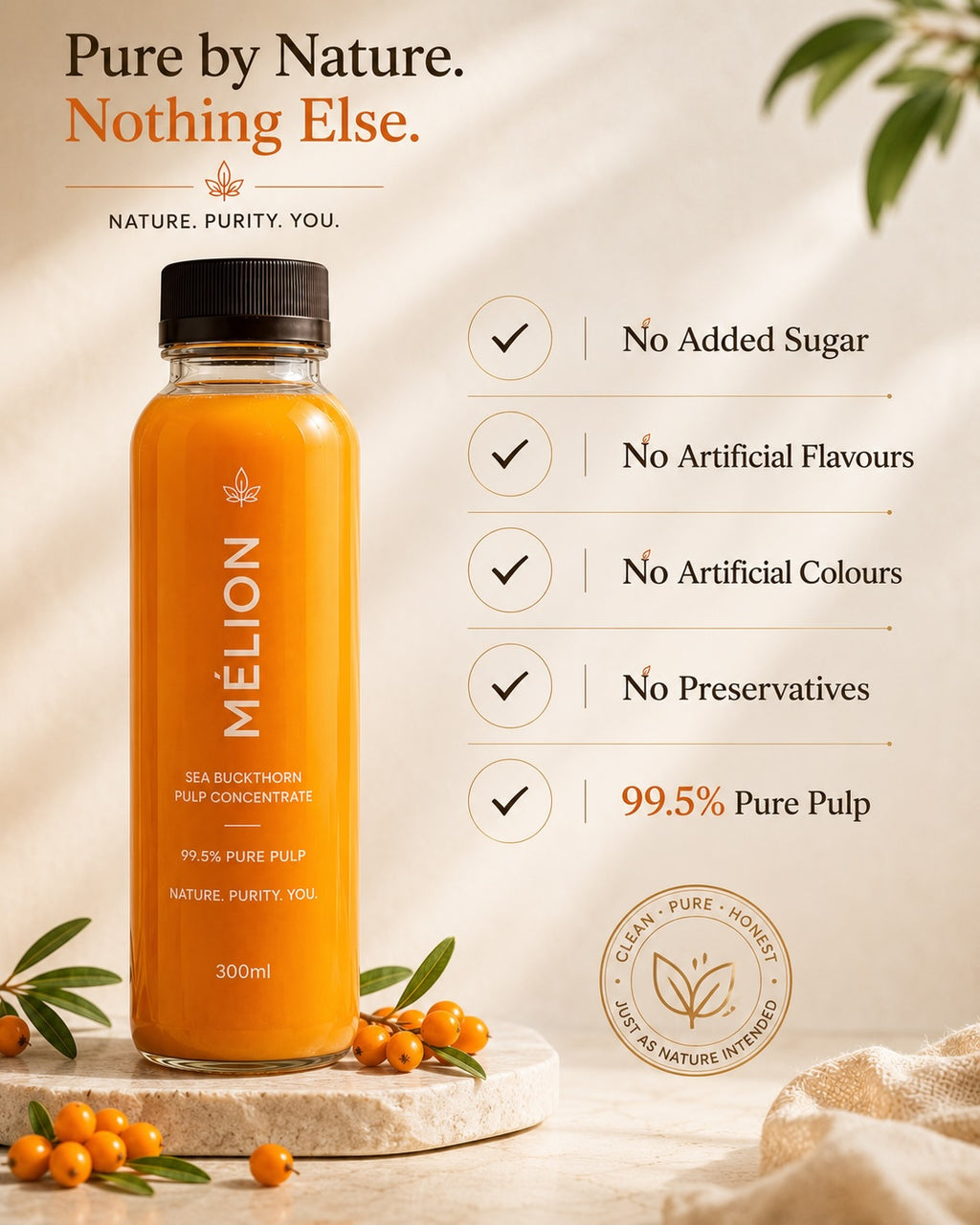 MÉLION Sea Buckthorn Concentrate