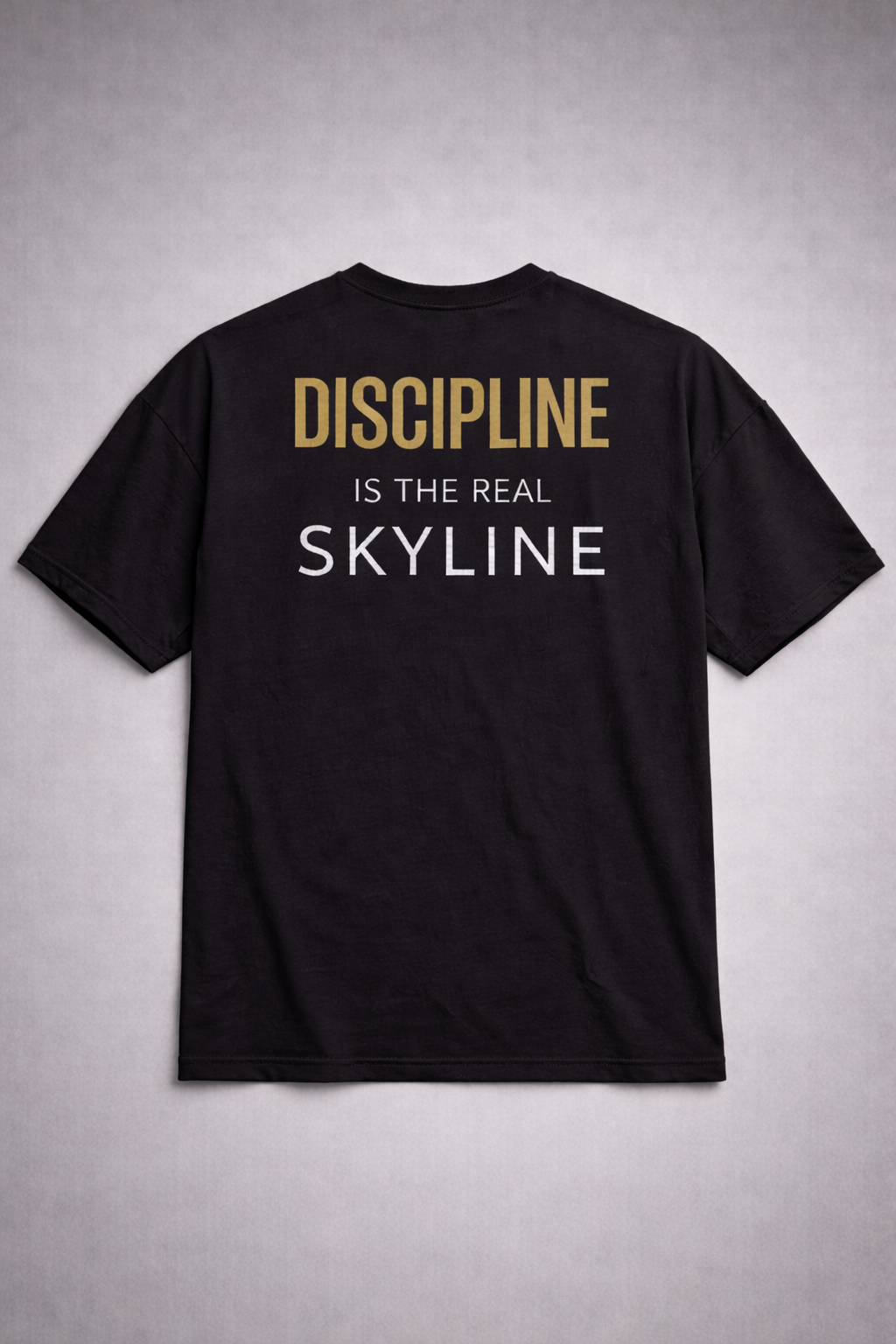 Discipline Is Skyline Oversized T-shirt