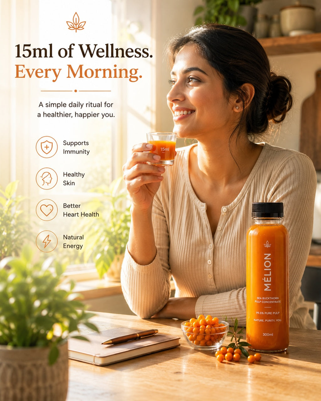 MÉLION Sea Buckthorn Concentrate