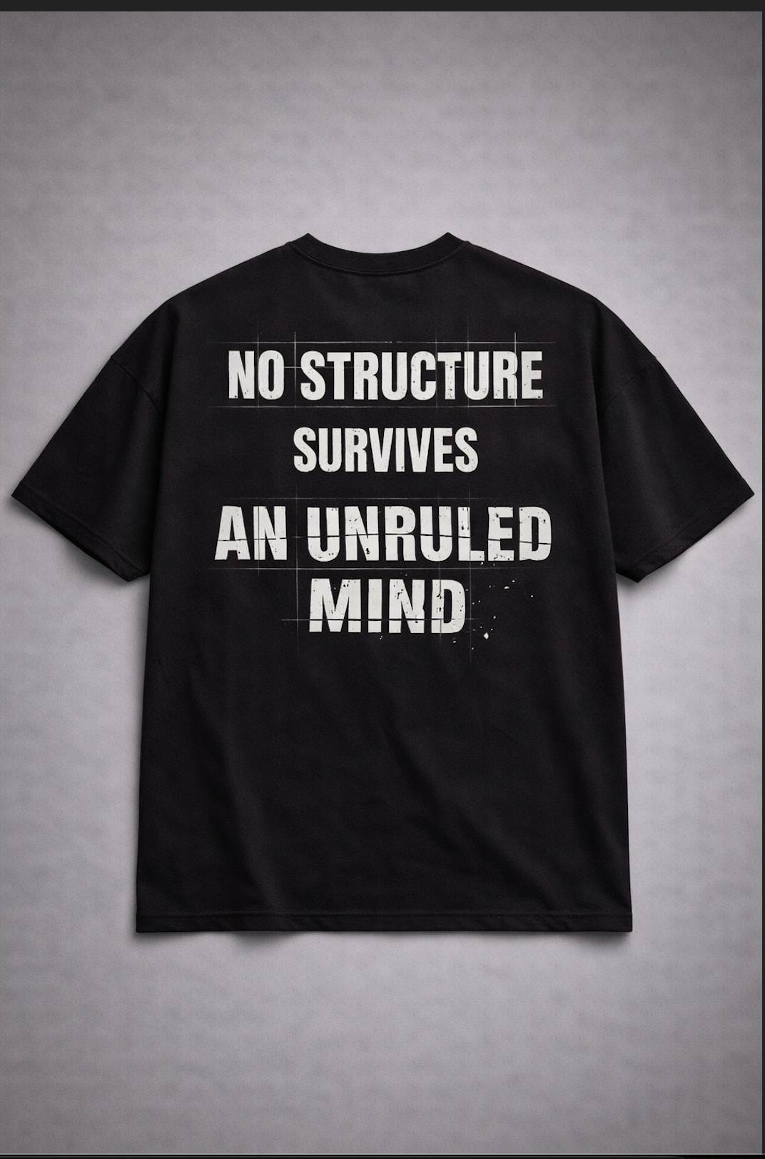 Unruled Mind Oversized T-shirt