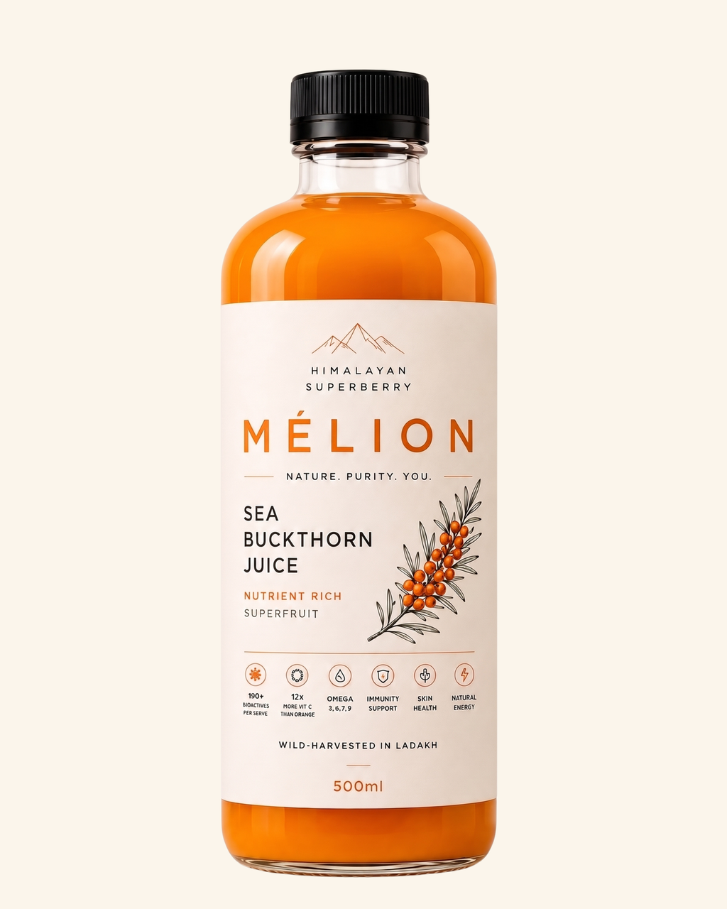 MÉLION Himalayan Superberry Sea Buckthorn Juice
